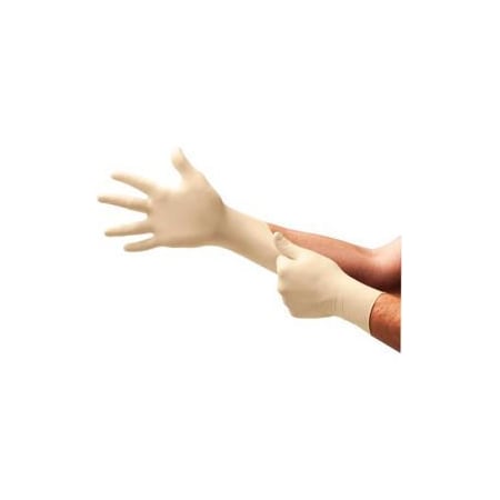 Ansell TouchNTuff 69-210, Disposable Gloves, 3.5 mil Palm, Latex, Powder-Free, XL, Natural 516707